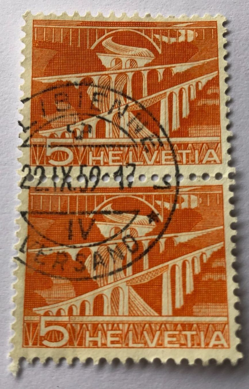 Tutti i francobolli: Nr.298 Paar mit Stempel – Usato da Aarau venduto da Billa007