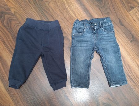 2 lange Hosen (warm) Grösse 80