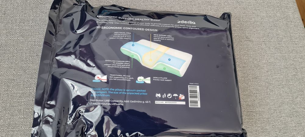 Recensione Derila Cuscino In Memory Foam Cool Touch Prezzo, Opinioni - Foto 11