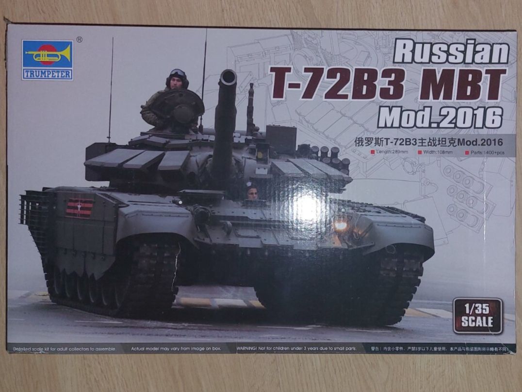 Kit di modellismo & Modellini statici: TRUMPETER T-72B3 1:35 – Nuovo (secondo la descrizione) da SEUZACH venduto da Sibylle223