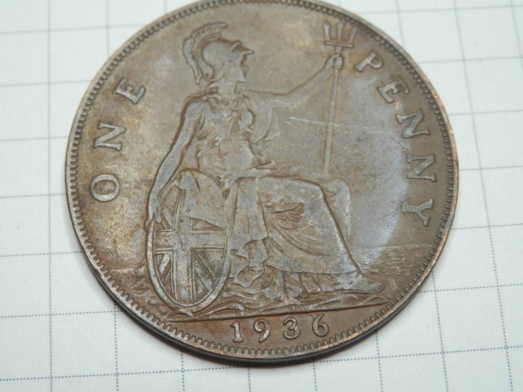 Alle Münzen: Großbritannien 1 Penny, 1936 – Gebraucht aus Weiach von weiach81 1