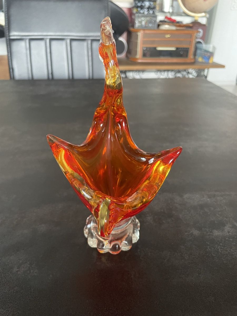 Murano Statuette: Sculpture Coq Vintage Murano – Usato da Vallamand venduto da Bricbracbroc82 3