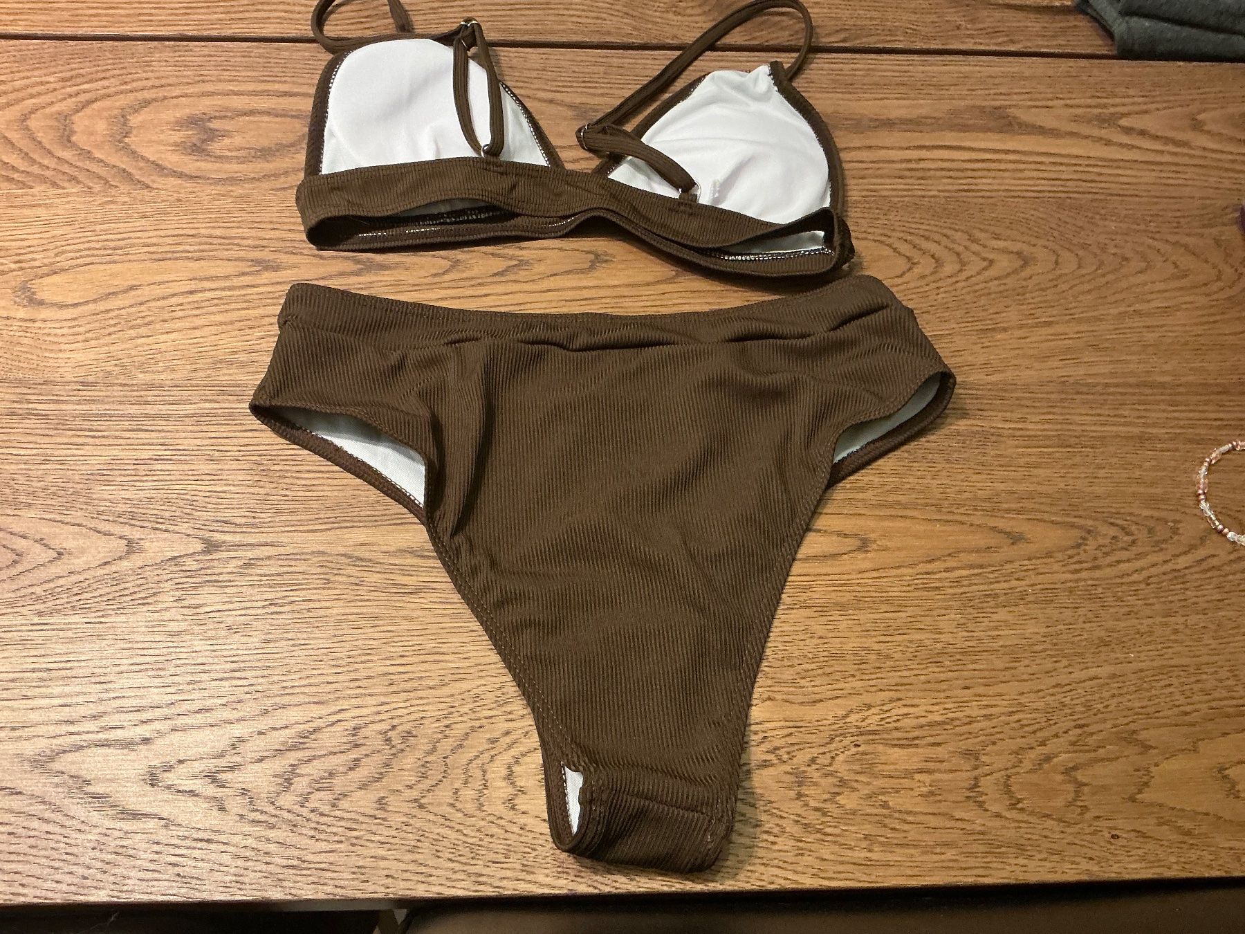 Costumi da bagno & Bikini: Schicker Damen Bikini Set Braun Gr. S Neu – Nuovo (secondo la descrizione) da Würenlos venduto da Chicca2004 2