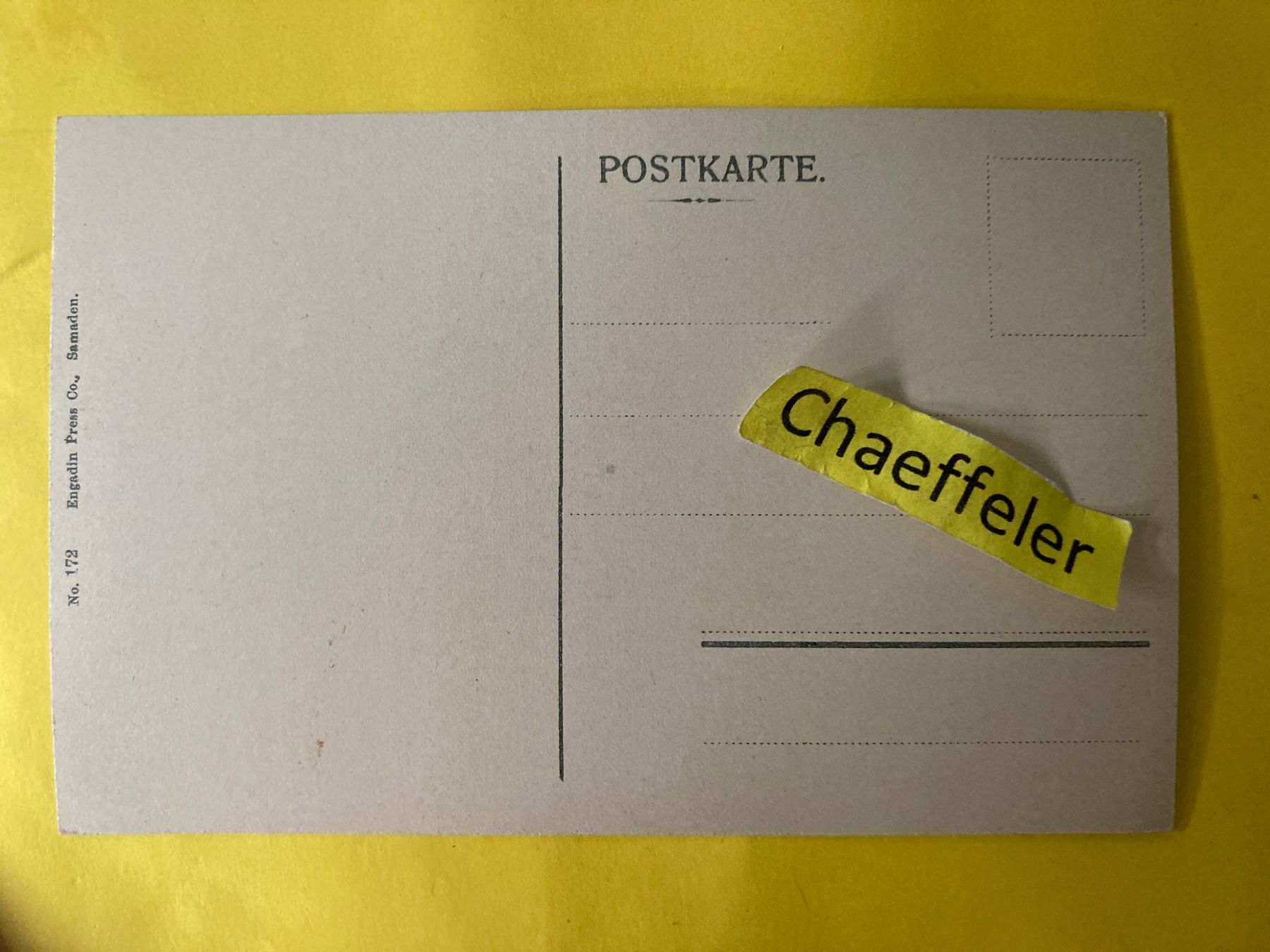 Cartes postales: Stausee mit Julierkette. – D'occasion à Zürich par Chaeffeler 1