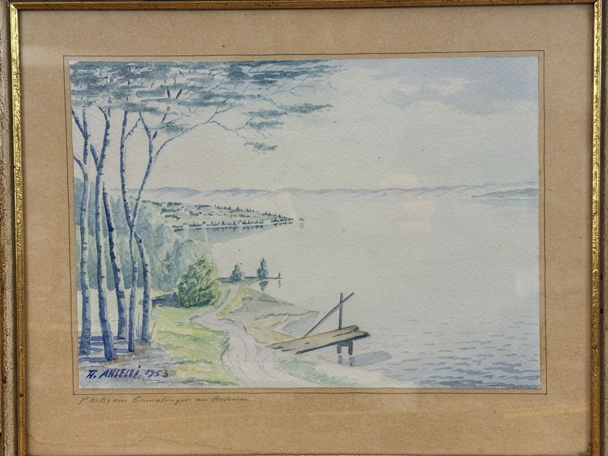 Dipinti: Hans Anselti 1953- Aquarell – Usato da Solothurn venduto da NUVICO 3