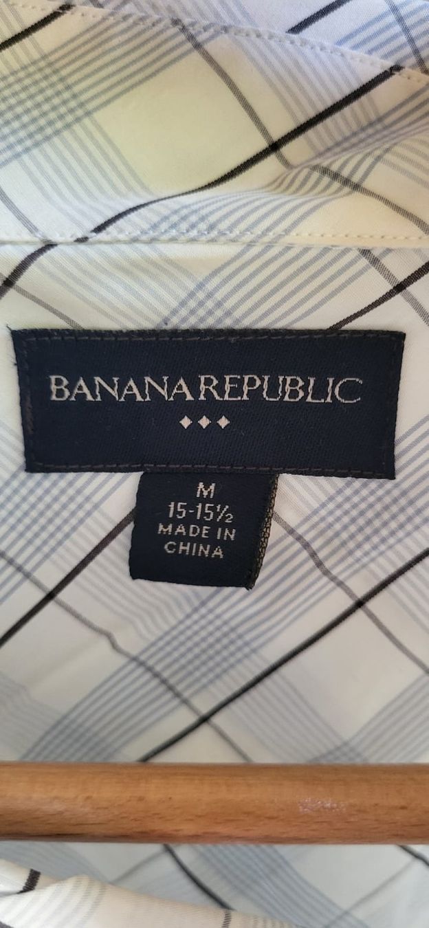 Banana Republic Hemden: Hemd von Banana Republic mit einem diagonalen Karomuste – Gebraucht aus Curio von mia_vb5z 2