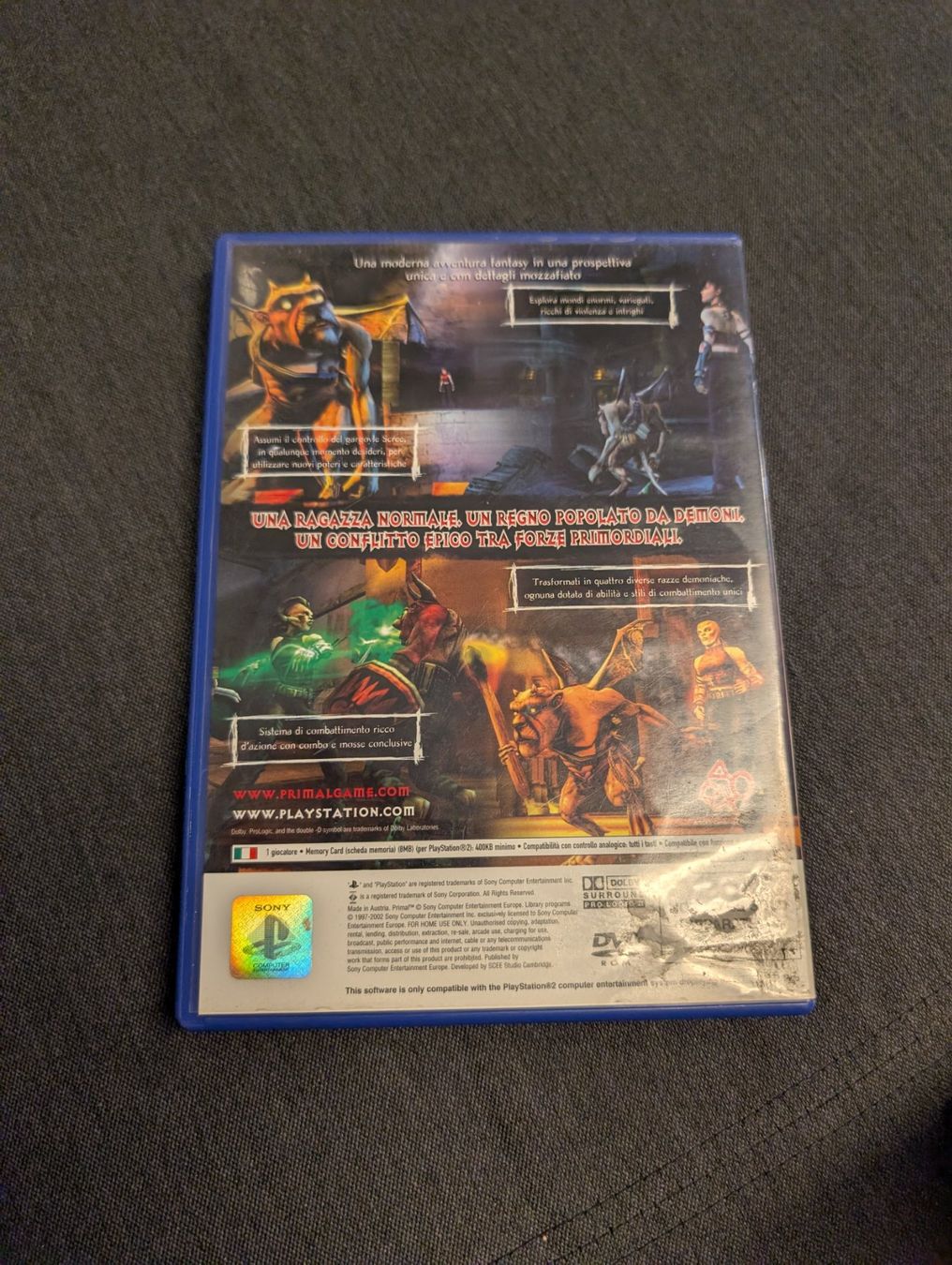 Giochi: Primal Sony playstation 2 – Usato da Giubiasco venduto da Ticinerd 1