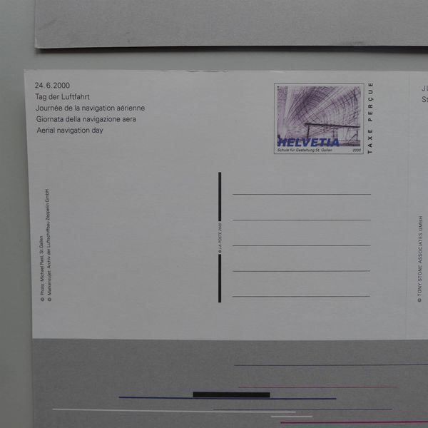 Alle Briefmarken: 2000, ZEPPELIN Ganzsache ungefaltet, selten ! – Gebraucht aus Sursee von Luzernerraute 4