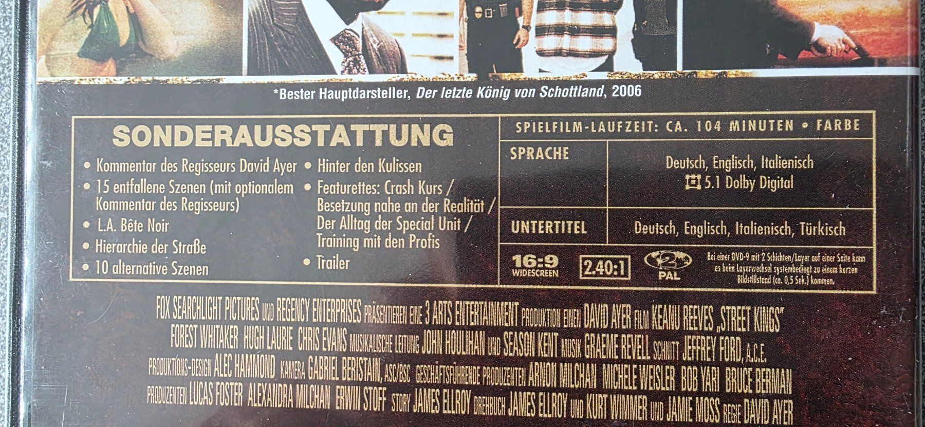 Tous les DVDs: DVD / Street Kings - Keanu Reeves – D'occasion à Oetwil am See par fineli2 1