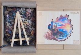 Holzpuzzle «Sunset by the Seaside» von Woodbests