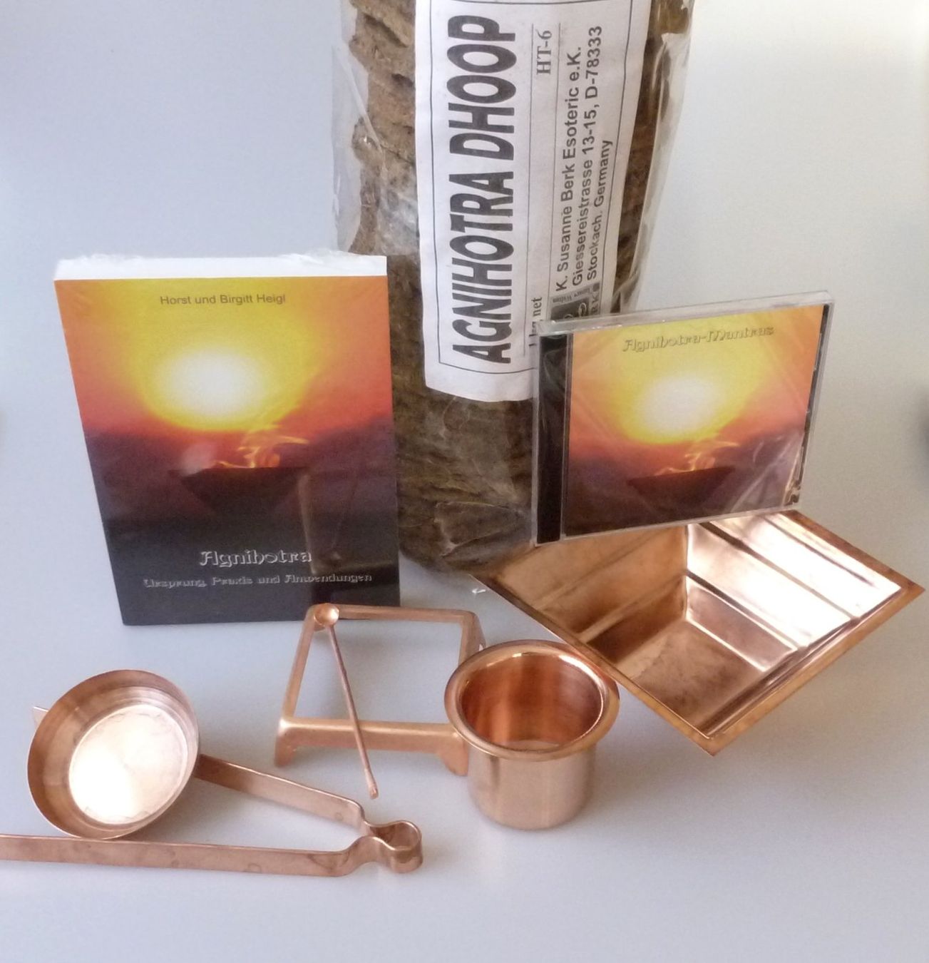Sottobicchieri: Agnihotra Ritual-Set – Nuovo e nell'imballaggio originale da Mauren venduto da Yeelen 7