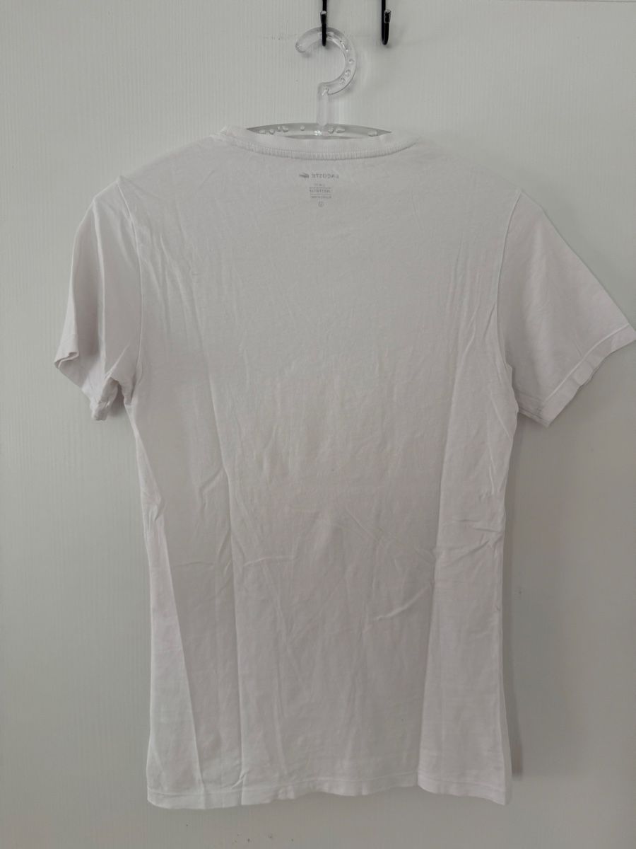 Lacoste T-shirt: Lacoste T-Shirt Gr. S, Weiss, classic – Usato da Wetzikon ZH venduto da Jan_wojt 4