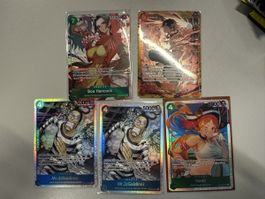 One Piece Karten Set Nami, Hancock, Mr.3 neu