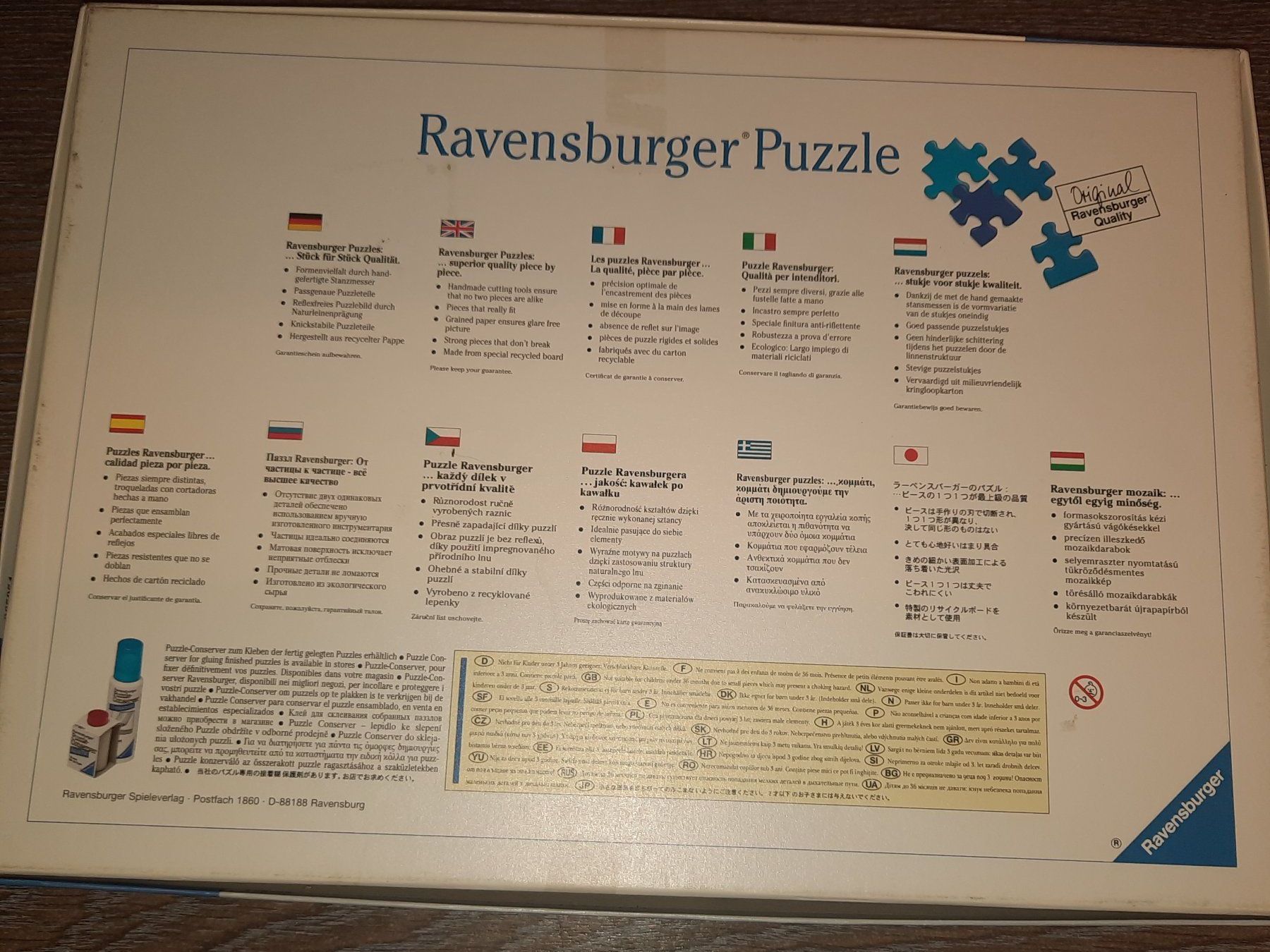 Ravensburger Puzzle: Ravensburger Puzzle Katzenkinder, komplet – Usato da Buochs venduto da Nyima21 2