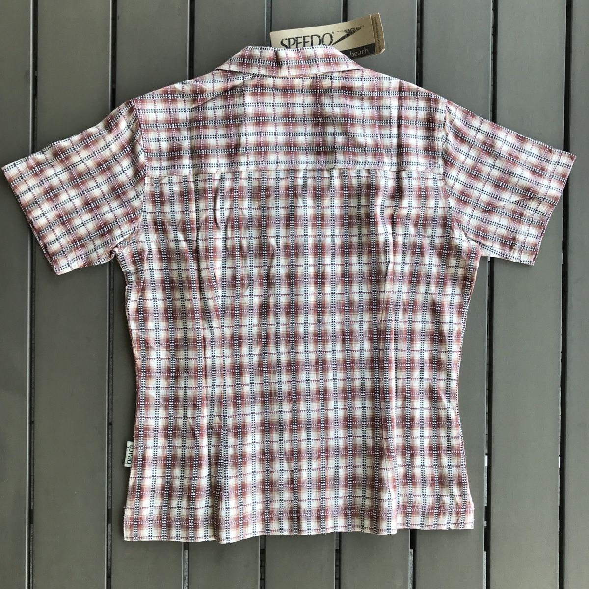 Camicette: Speedo Damen Hemdbluse kariert, rot, Gr. 40 M – Nuovo e nell'imballaggio originale da Ebnat-Kappel venduto da Molton 1