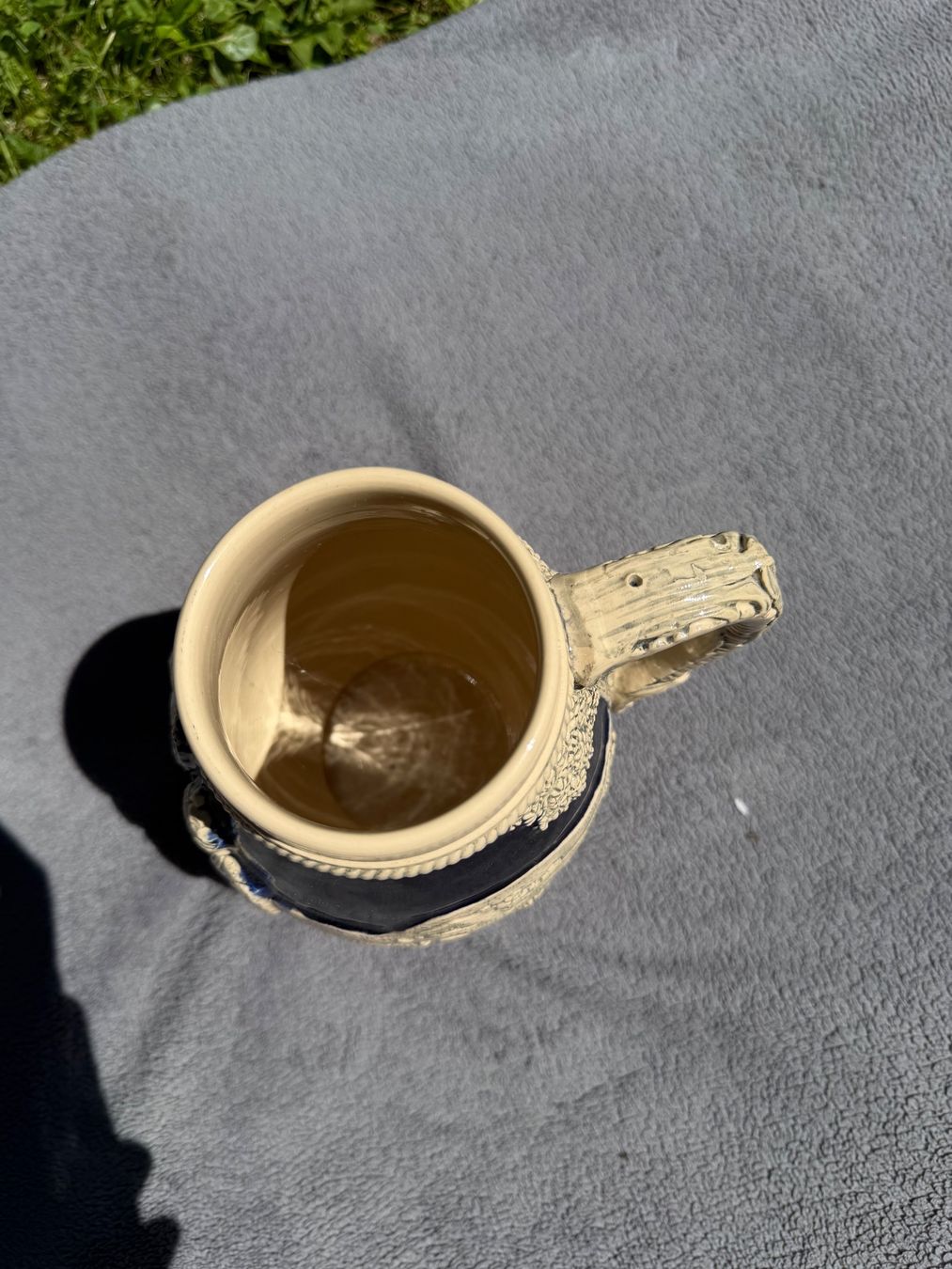 Ciotole: Bock en céramique bleu et beige – Usato da Ravoire venduto da lea_2ztm 3
