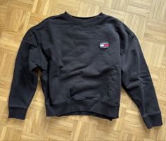 Felpa Tommy Jeans nera Unisex taglia S