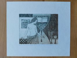 Exlibris Anastasia Melnikova - Original Radierung signiert