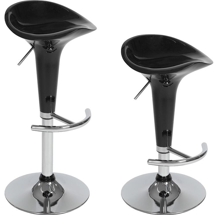 Barhocker Genua Chrom Thekenhocker Tresenhocker Barstuhl Kunststoff Küchenhocker