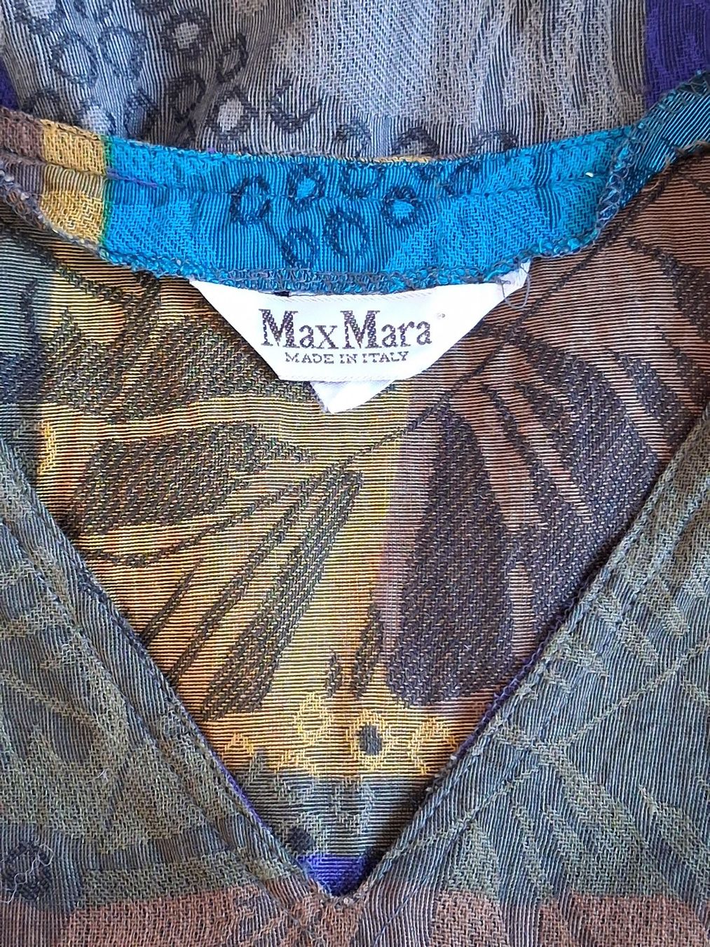 Max Mara Vestiti: Vintage Max Mara Kleid, Patchwork Look, Sommer, Gr. M – Usato da Ried-Brig venduto da Zzyzx 4