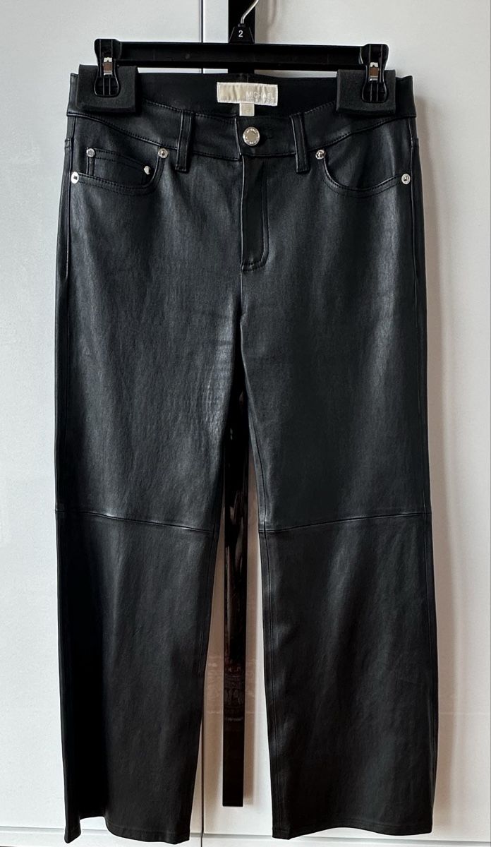 Michael Kors Pantaloni: Pantalone in vera pelle Michael Kors – Nuovo (secondo la descrizione) da Castel San Pietro venduto da Moregi