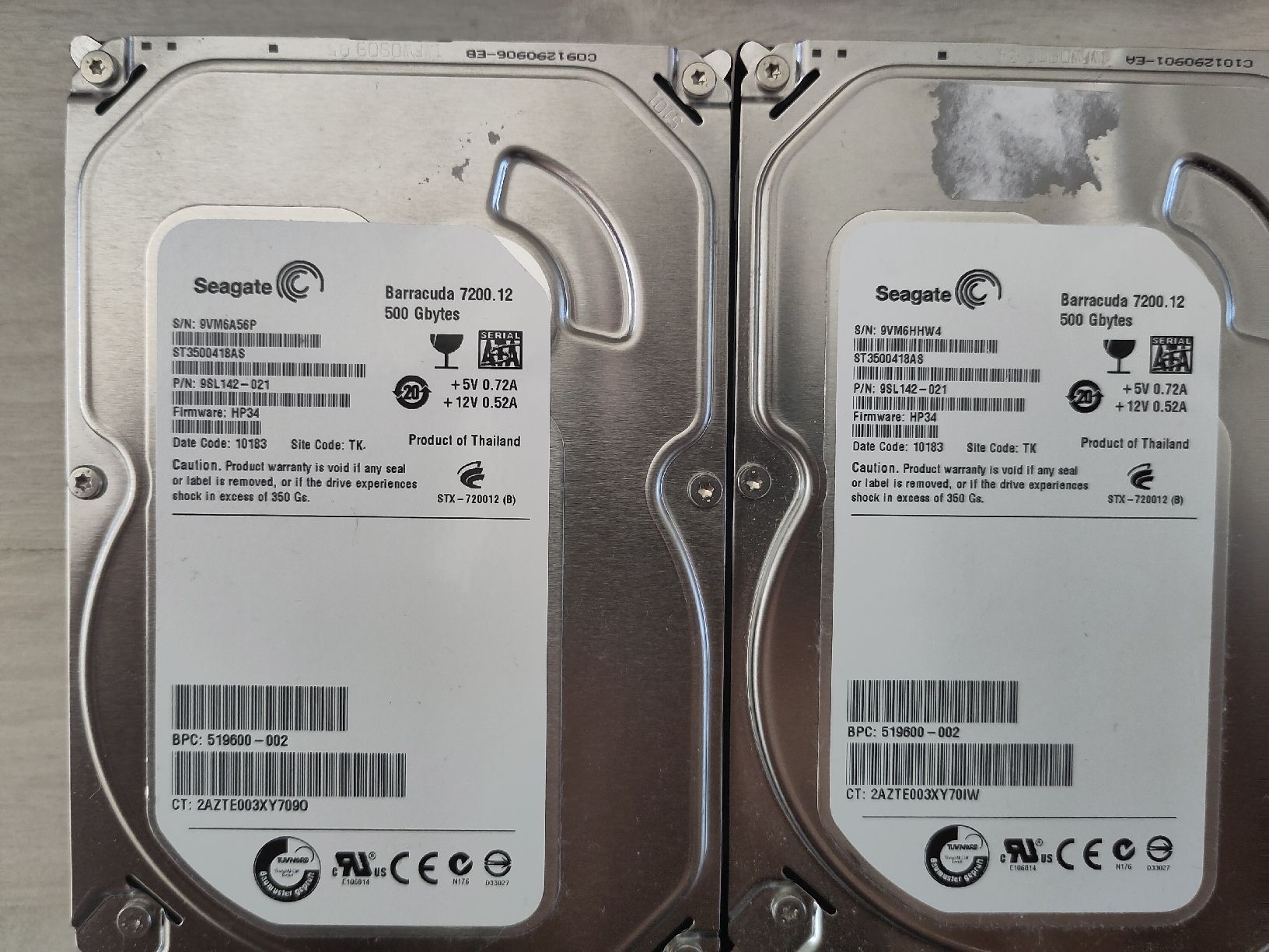 Disques durs: 14x 3.5" HDD – Défectueux à Sargans par sve_hjs5 6