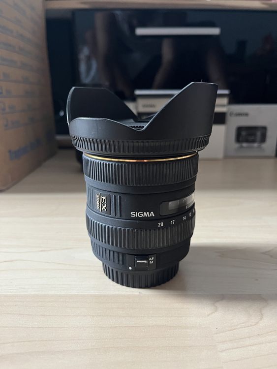 Objectif Sigma 10-20mm F/4-5.6 EX DC – Monture Canon – Neuf