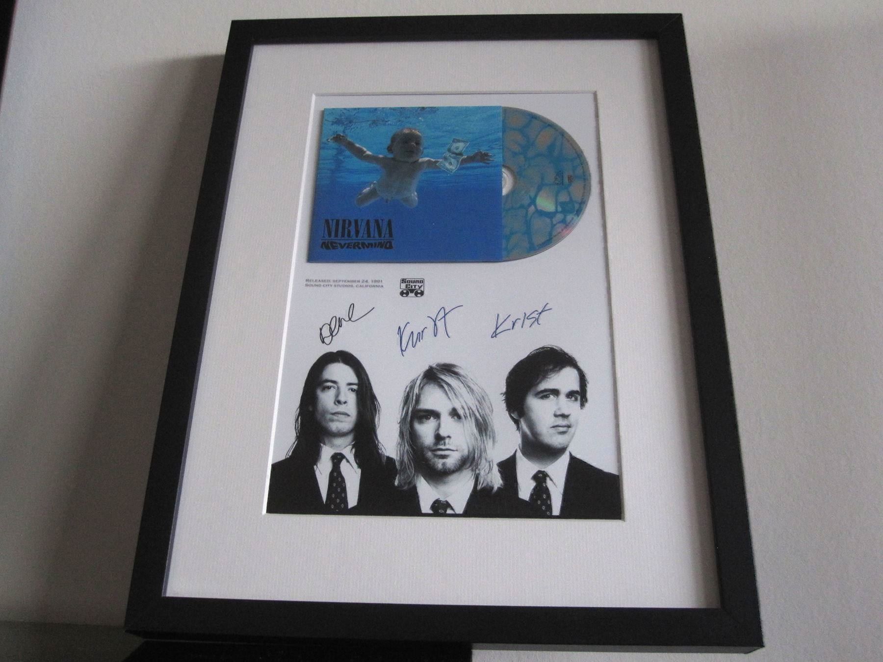 Autographes: Nirvana - Autogramm - Nevermind CD KULT Kurt Cobain – Neuf (Voir description) à St. Niklausen LU par Stefan_Bammert_Art