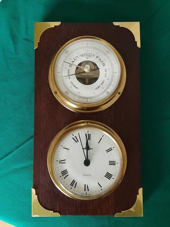 Altri elettrodomestici e apparecchi d’epoca: Orologio e barometro  – Usato da Sessa venduto da cimax123