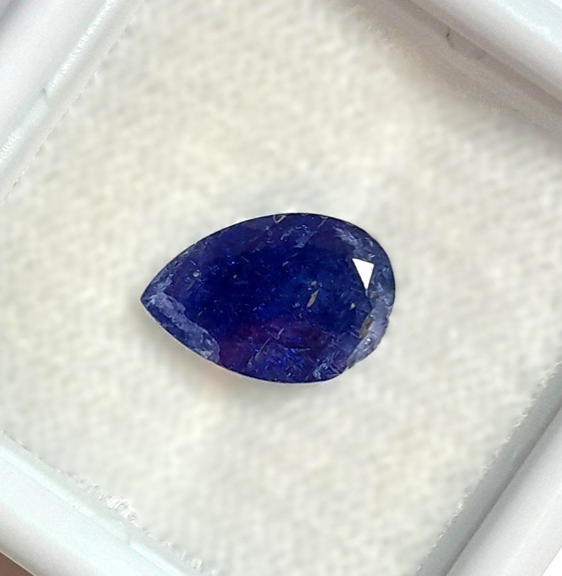 Pietre preziose: 1x Tanzanite poire 2.17 ct - Valeur 252.- Fr. – Nuovo (secondo la descrizione) da Grimisuat venduto da Valgem 1