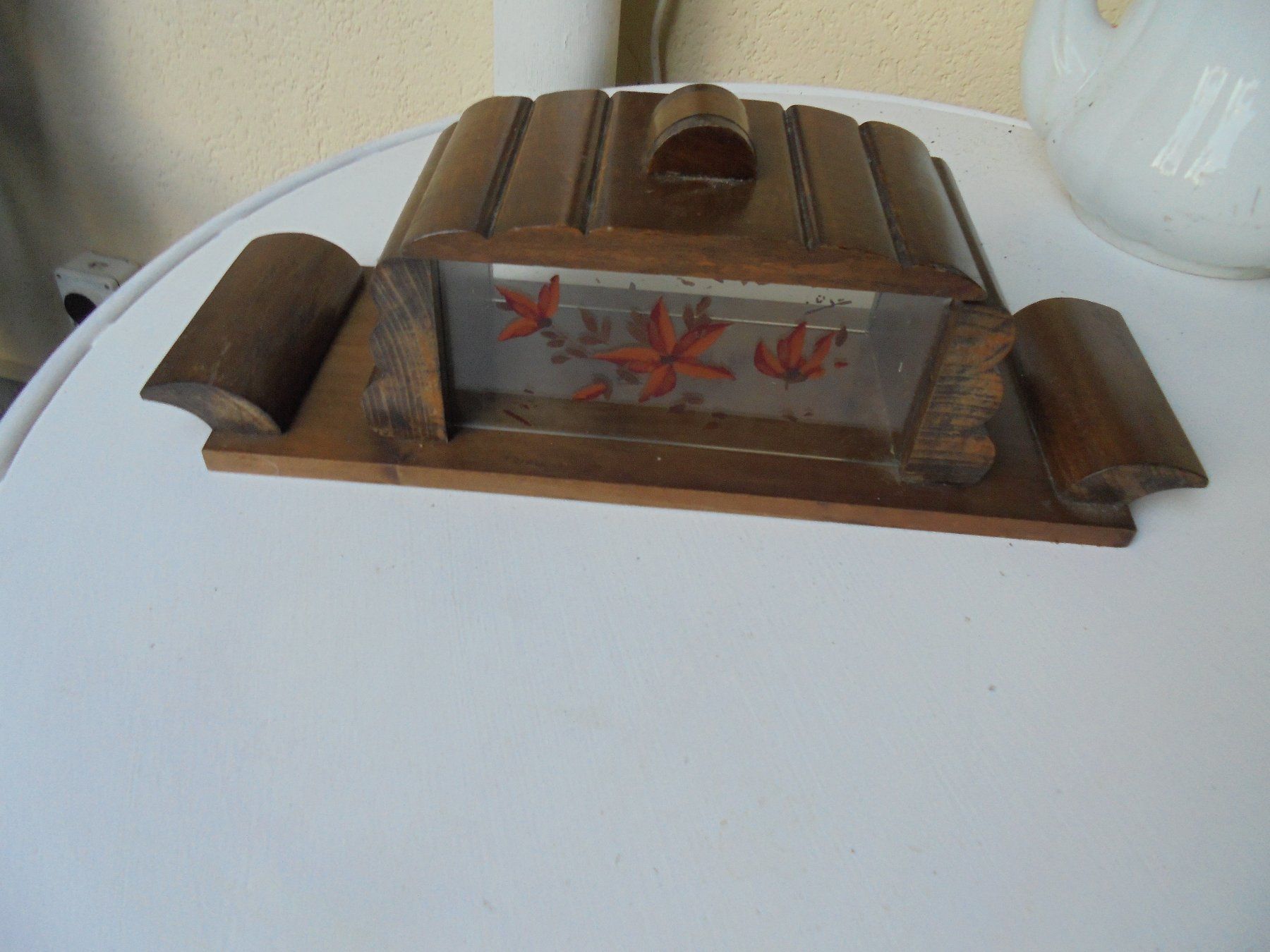 Dosen: Antike, grosse Art-Deco Biscuitdose ca 1940-50 – Gebraucht aus Camorino von Hunpete 7