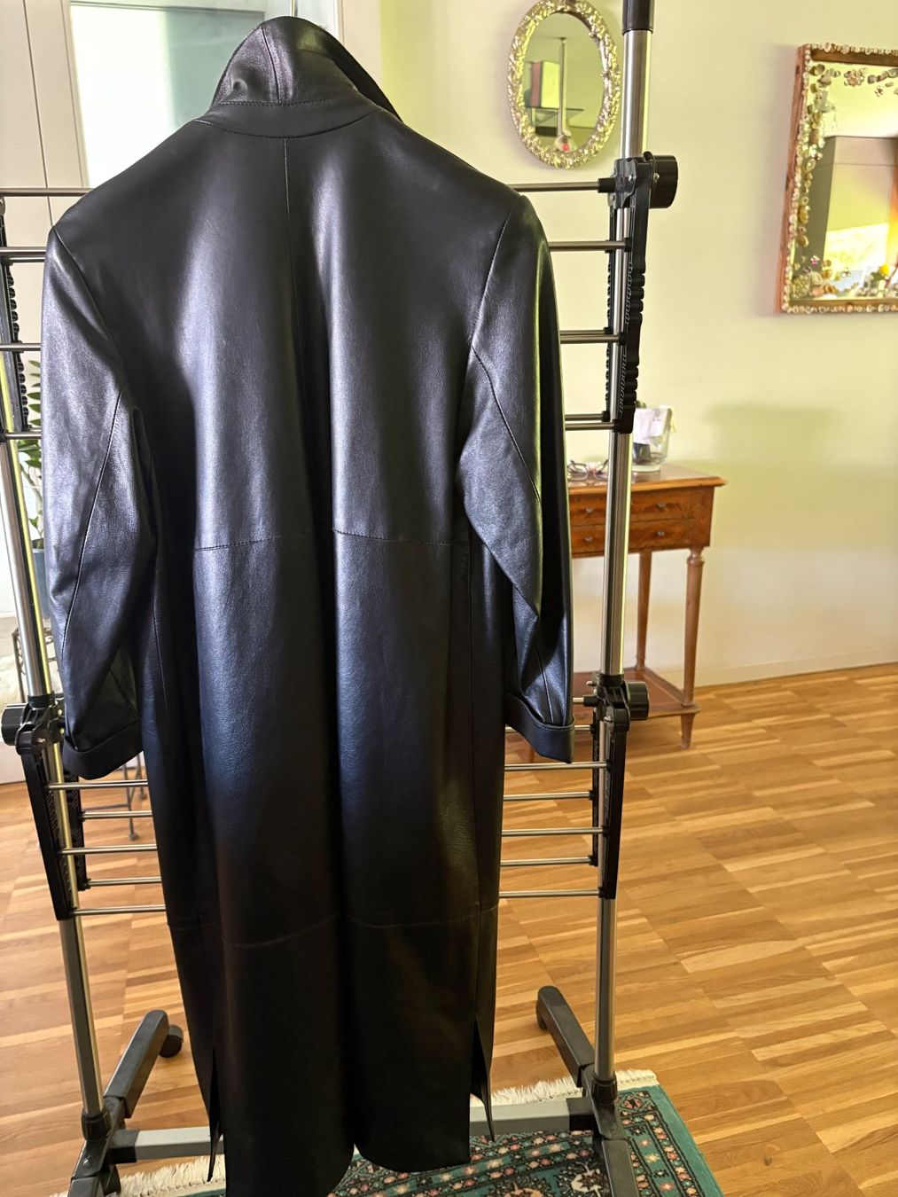 Mäntel: Damen Ledermantel Schwarz / Grösse 38 – Gebraucht aus Binz von Lotta59 1