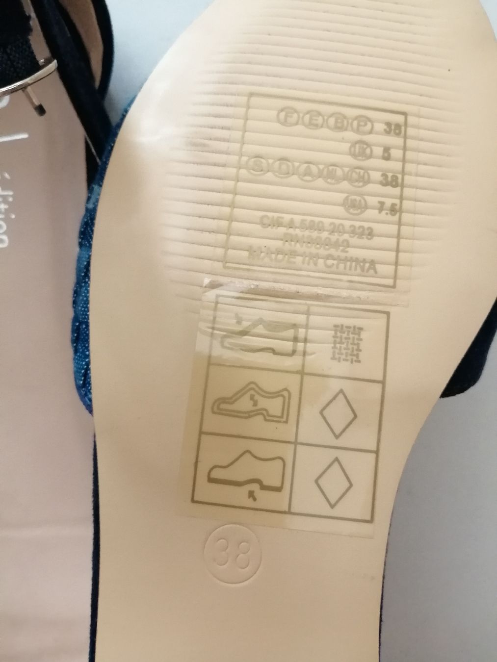 La Redoute Scarpe da donna: Sommerschuhe im Jeanslook, Gr. 38 – Nuovo (secondo la descrizione) da Windisch venduto da mer_6cjk 5