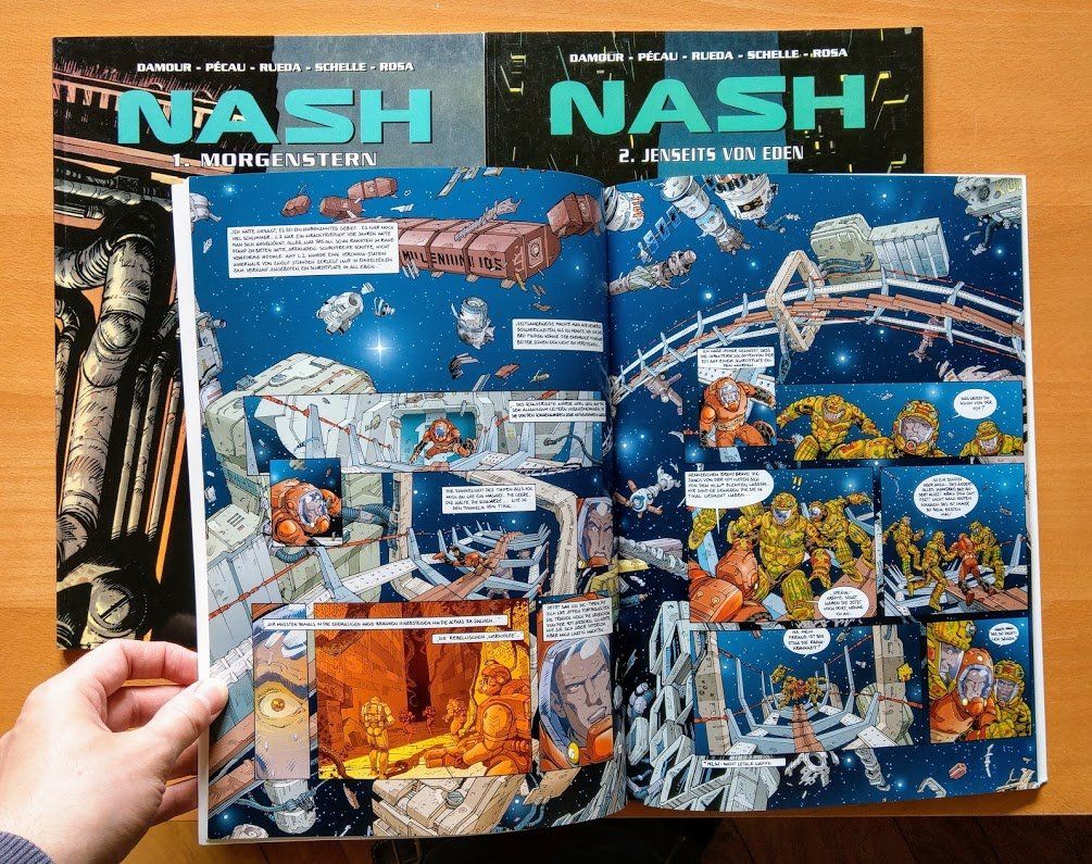 Fumetti: Damour, Pecau, Schelle, Rosa - Nash 1-3 – Usato da Trimbach venduto da m-i-r-o 3