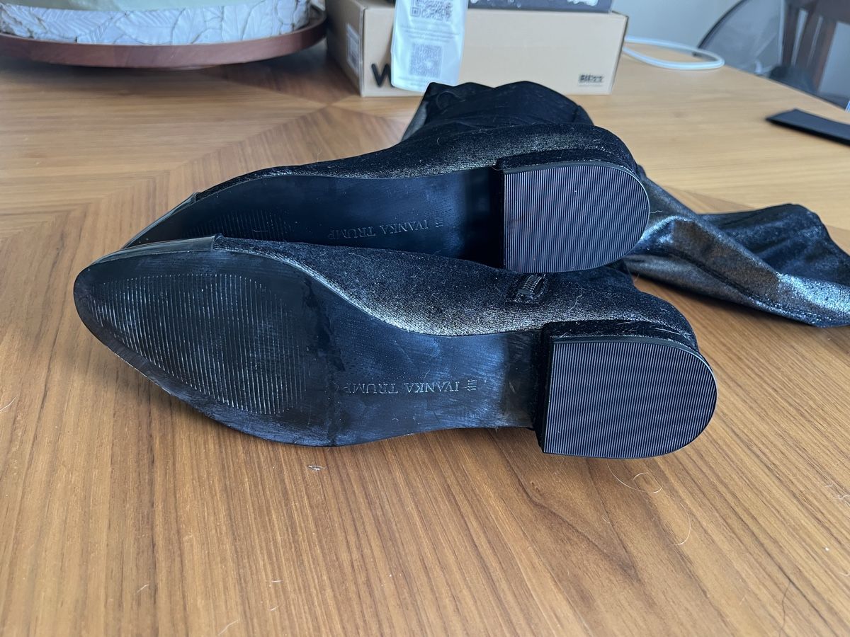 Scarpe da donna: Stiefel, silbrig/schwarz Gr 42 - Neu! – Nuovo (secondo la descrizione) da Baar venduto da gwe_996p 2