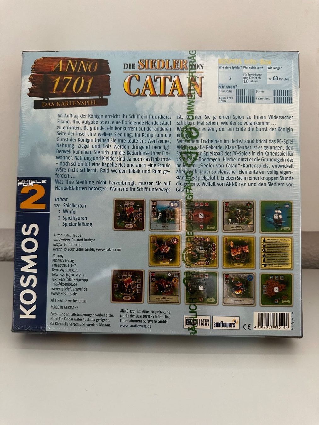 Giochi: Anno 1701 Das Kartenspiel – Nuovo e nell'imballaggio originale da Küssnacht am Rigi venduto da Bionicmax 1