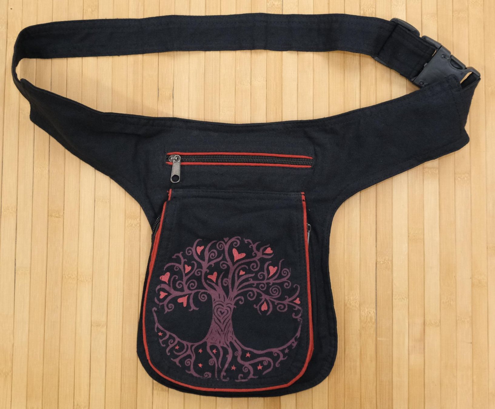 Taschen: Sidebag Bauchtasche Hüfttasche Lebensbaum aus Baumwolle – Neu (gemäss Beschreibung) aus Zürich von Masala-Oase