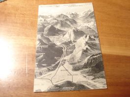 Linthal Panoramakarte, um 1930, ungelaufen