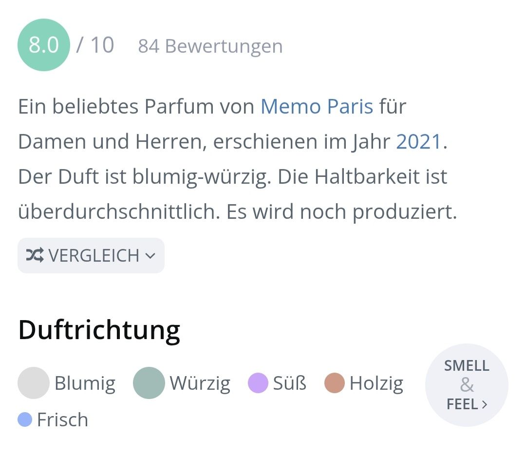Profumi & Eau de Toilette: 2 ml MEMO ARGENTINA ABFÜLLUNG – Nuovo (secondo la descrizione) da St. Gallen venduto da CaliSunshine 3