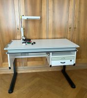 MOLL - Pult mit MOLL - Tischlampe