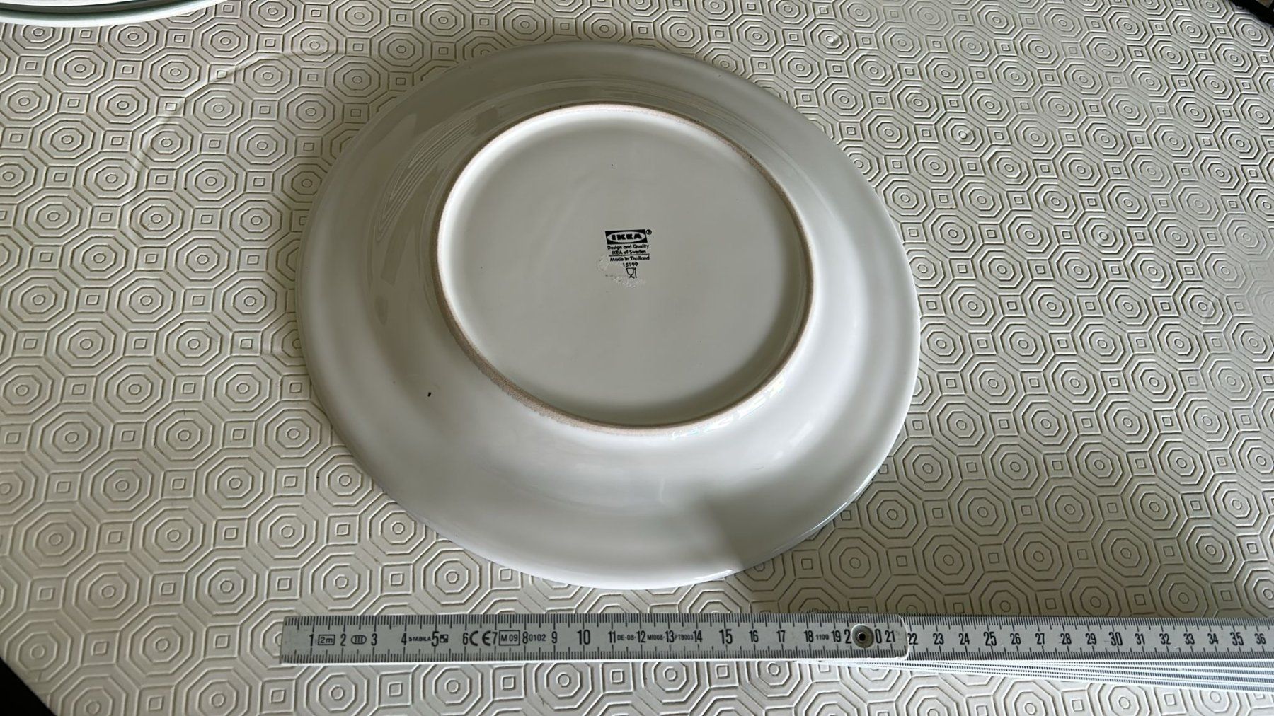 Ikea Set di piatti: 7 piatti Ikea bordo verdino – Usato da Melano venduto da H-Sara 1