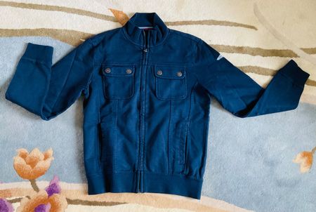 Veste Aston Martin enfant, taille 10 ans, bleu marine