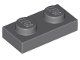 Lego Dark Bluish Gray Plate 1 x 2 24 Stück