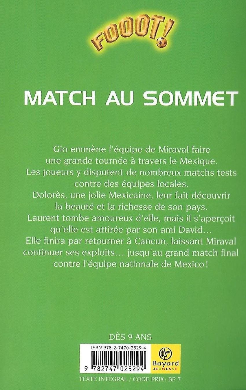 Bücher: NEUF  Match au sommet – Neu (gemäss Beschreibung) aus Sorvilier von ven2tou 1