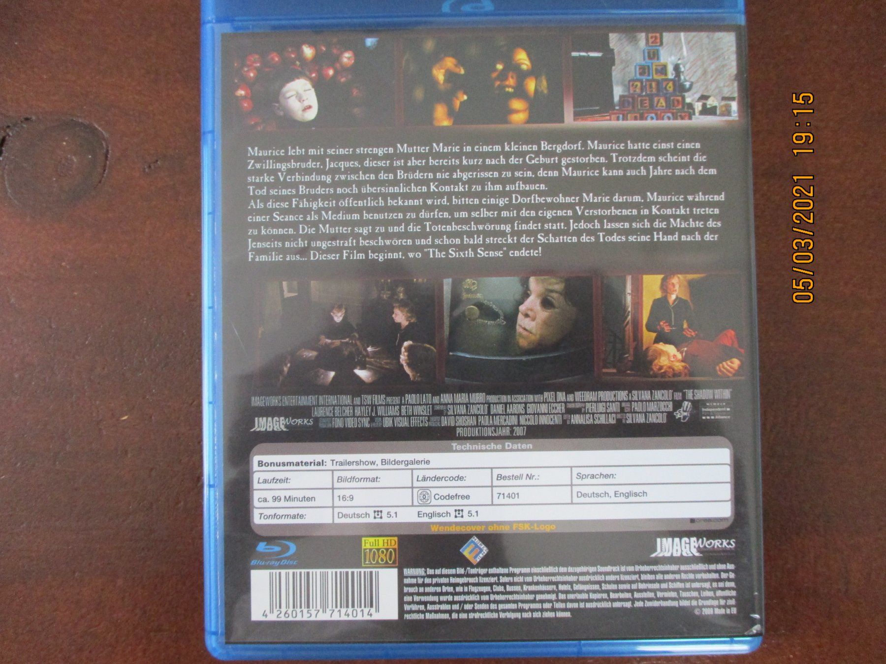 Tutti i DVDs: The Shadow Within – Usato da Liestal venduto da Disc-Point 1
