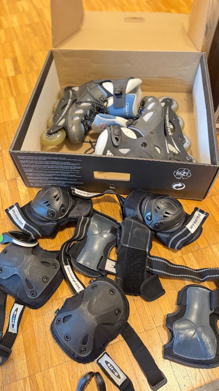 Pattini in linea & Pattini a rotelle: Salomon Inlineskates TR7 Grösse 39 – Usato da Forch venduto da vay_26rp 4