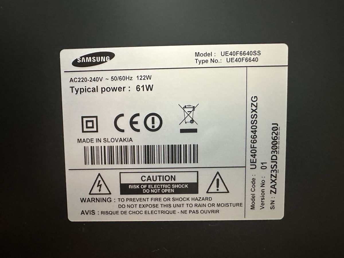 Samsung Televisori: Samsung Smart-TV 40 Zoll – Usato da Niederwangen BE venduto da Faebster89 3