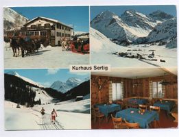 DAVOS Kurhaus Sertig, Pferde-Schlitten, Ski-Langlauf