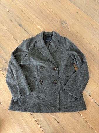'S MaxMara Blazer Damen grau Grösse 34, neu!