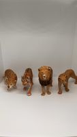 Tierfiguren Konvolut 4Stk. Raubtiere LeoTiger guter Zustand